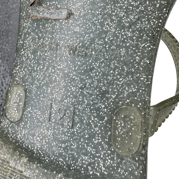 Stuart Weitzman Sawyer Glitter Jelly Sandals Size 9‎ - Picture 10 of 10